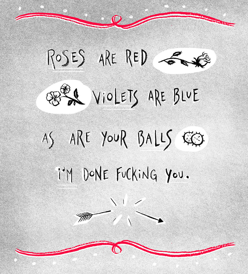 Illustration for article titled We Made Anti-Valentine's Day Cards for Your Not-So-Special SomeoneĀ